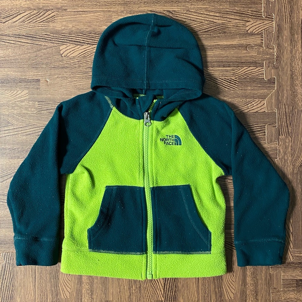 2T North Face ZIP Up Fleece